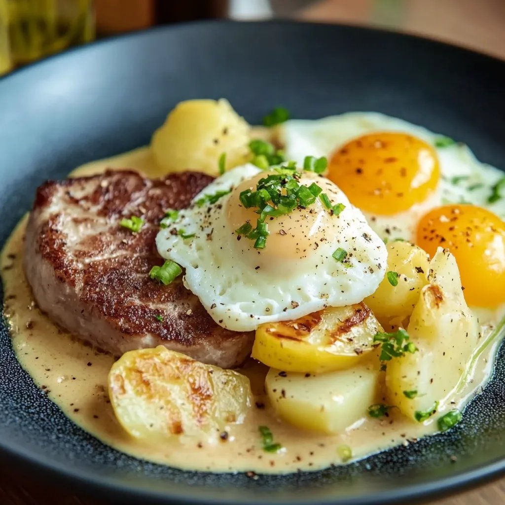 Senf-Rahm-Spitzkohl mit Kartoffeln und Ei