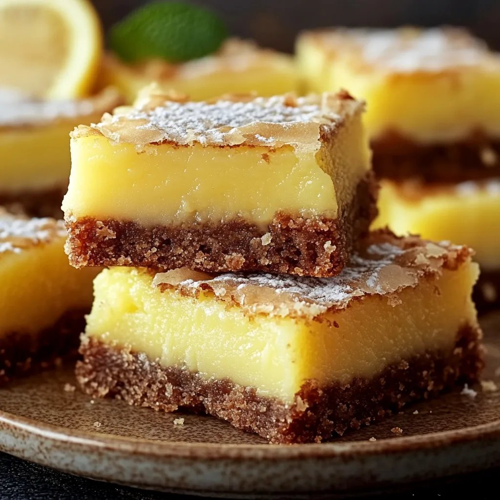 Lemon Brownie Bars