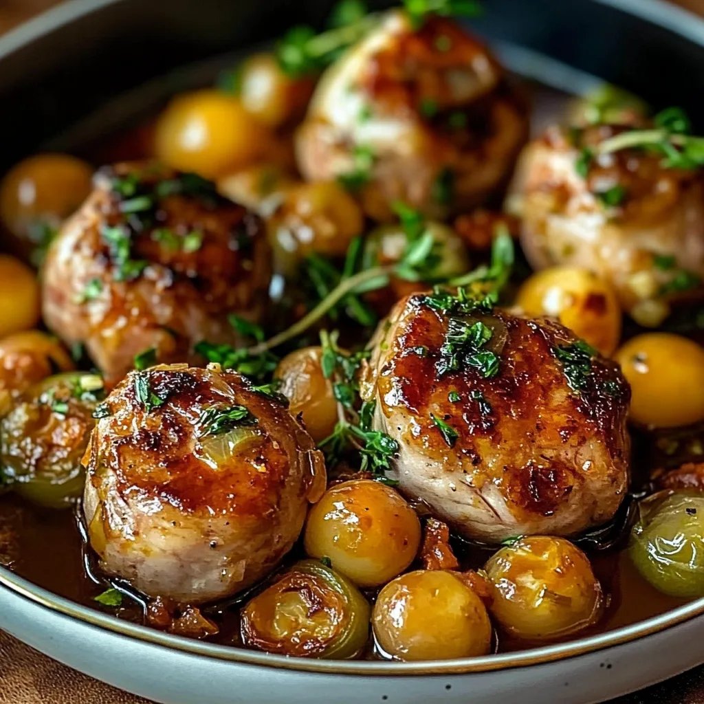 Rosenkohl Eintopf mit Fleischbällchen