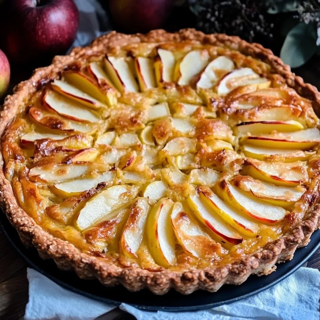 Elsässische Apfeltarte