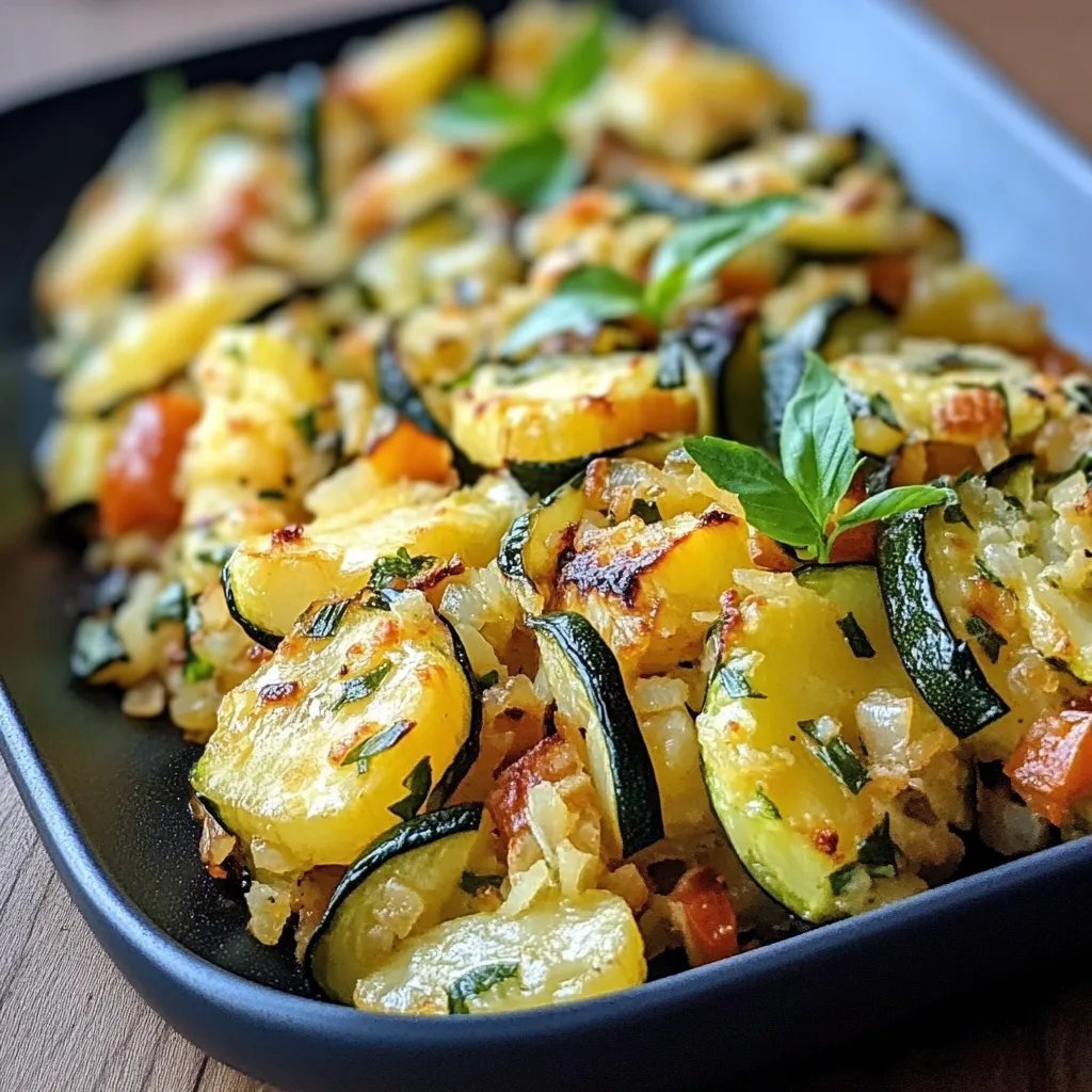 Zucchini-Reis-Pfanne