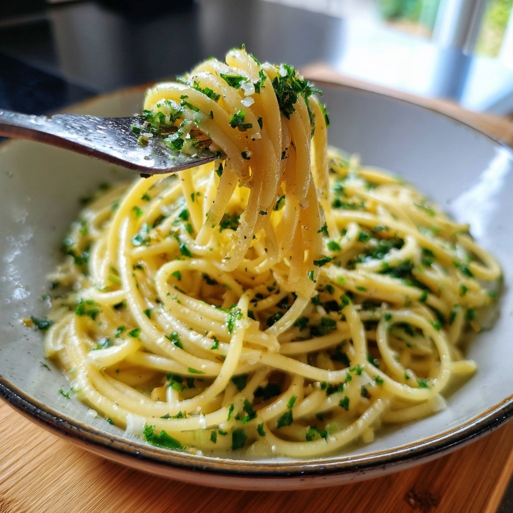 Schnell & Einfach 15-Minuten Knoblauchpasta