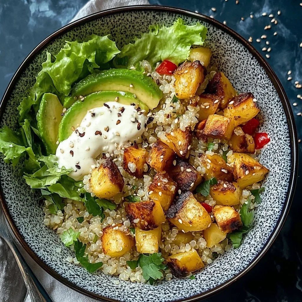Gesunde Quinoa-Bowl