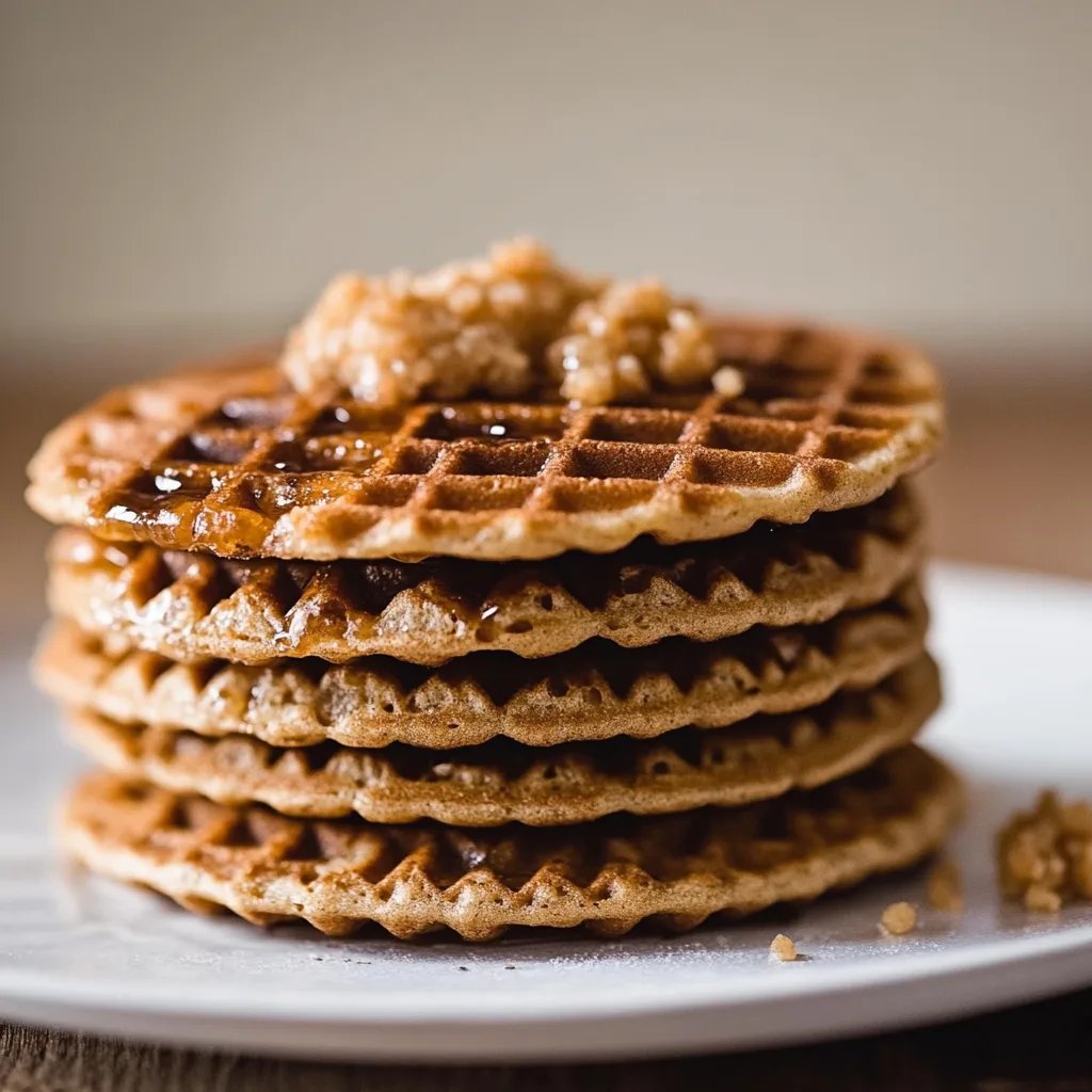 Selbstgemachte Stroopwafels