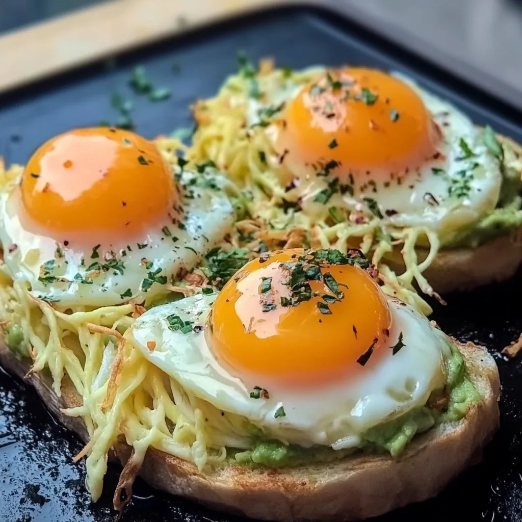 Avocado-Toast mit pochiertem Ei