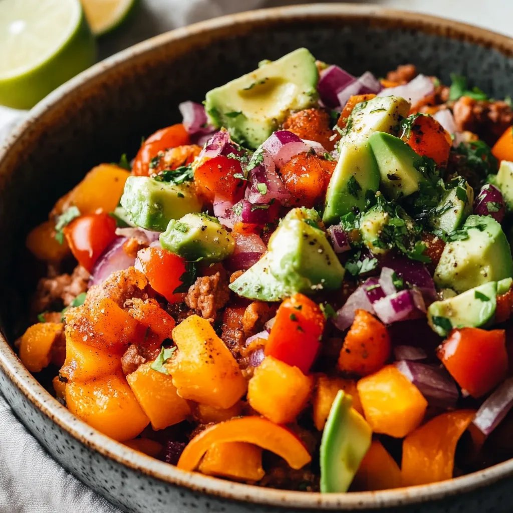 Süßkartoffel Bowl mexikanischer Art