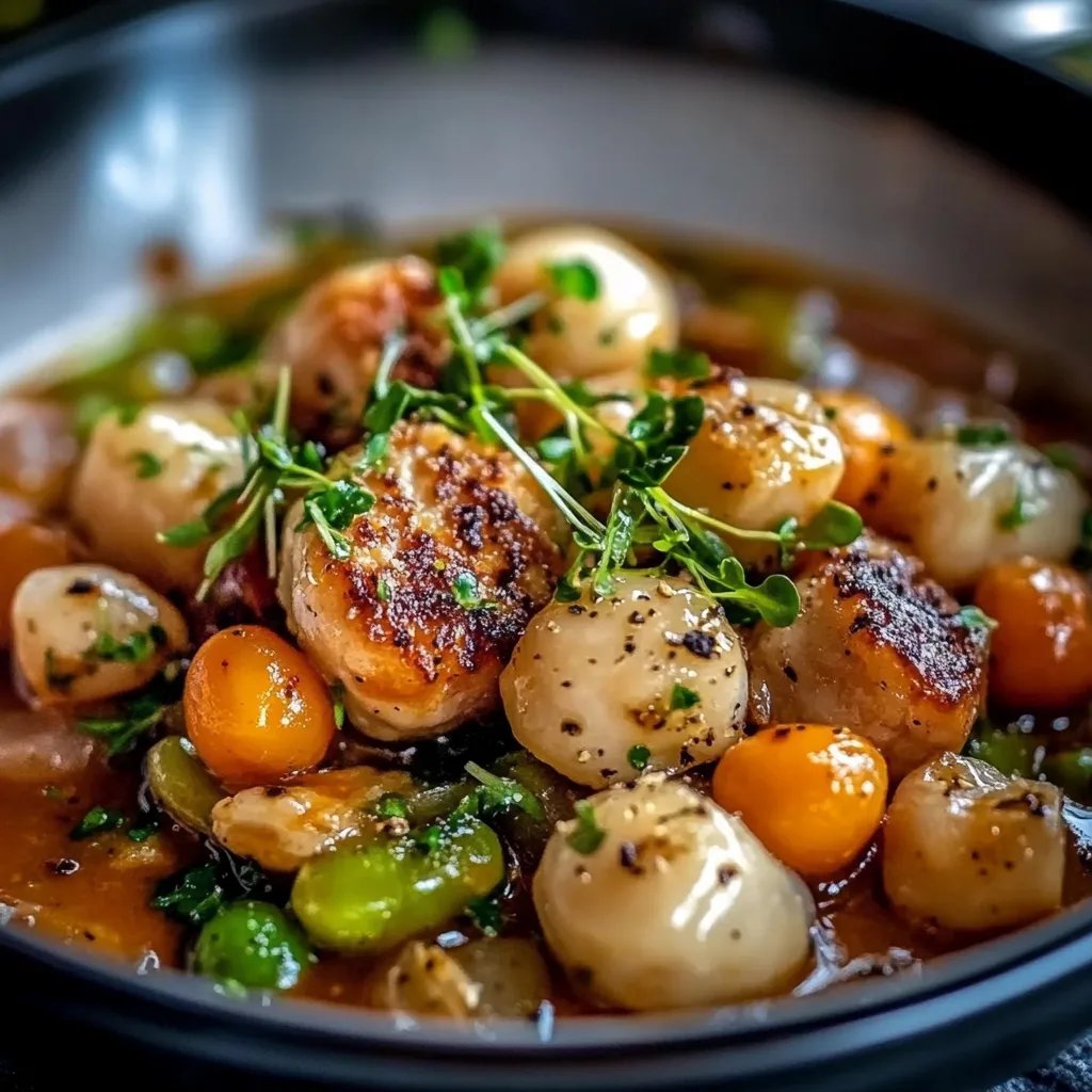 Rosenkohleintopf mit 400 g Gehacktes