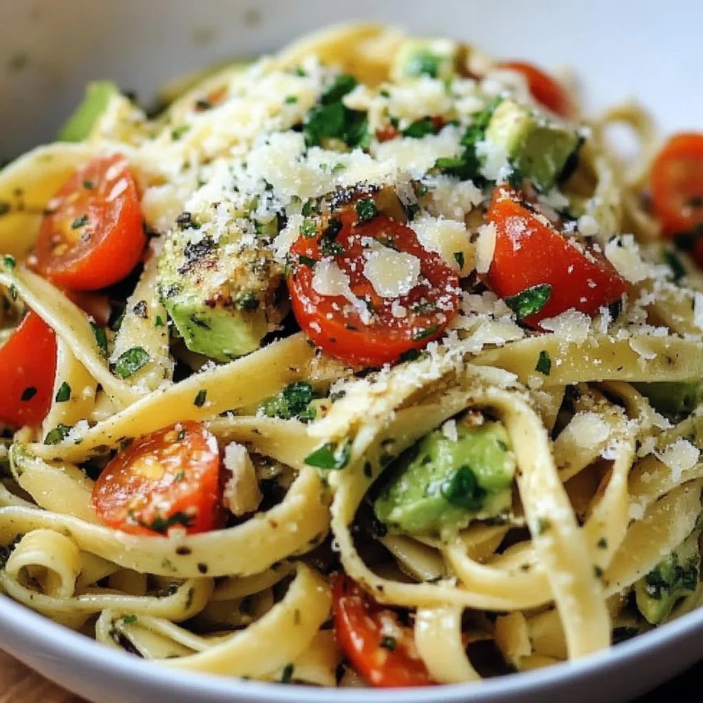 Cremige Avocado Pasta
