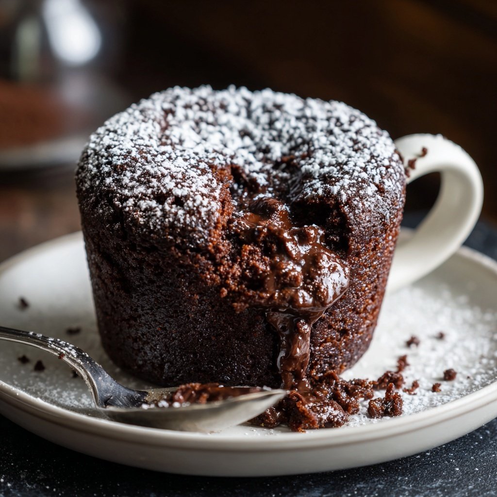 Schokoladen-Mikrowellen-Mug-Cake
