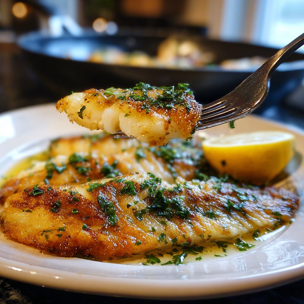 Kalorienarmes Fischgericht