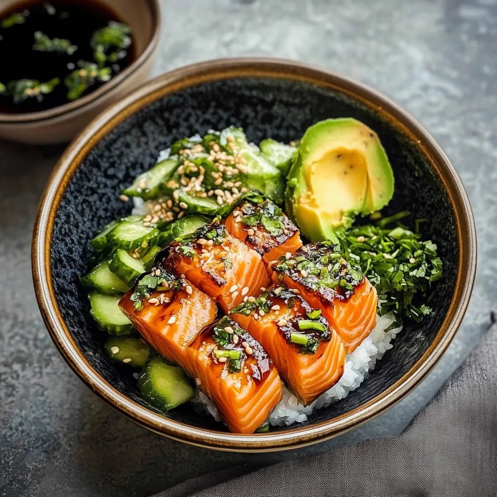 Knusprige Lachs Bowls