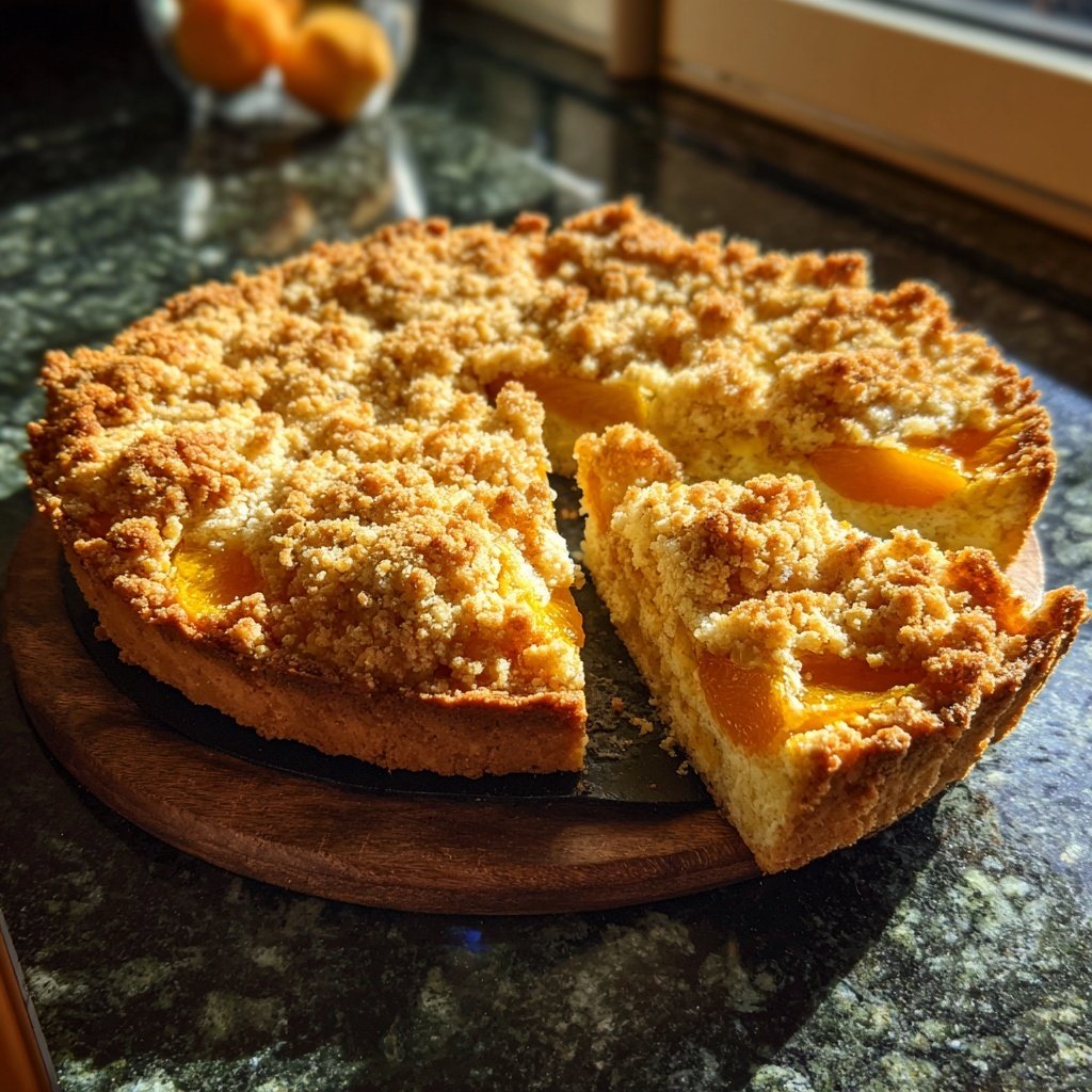 Streuselkuchen Mit Aprikosen