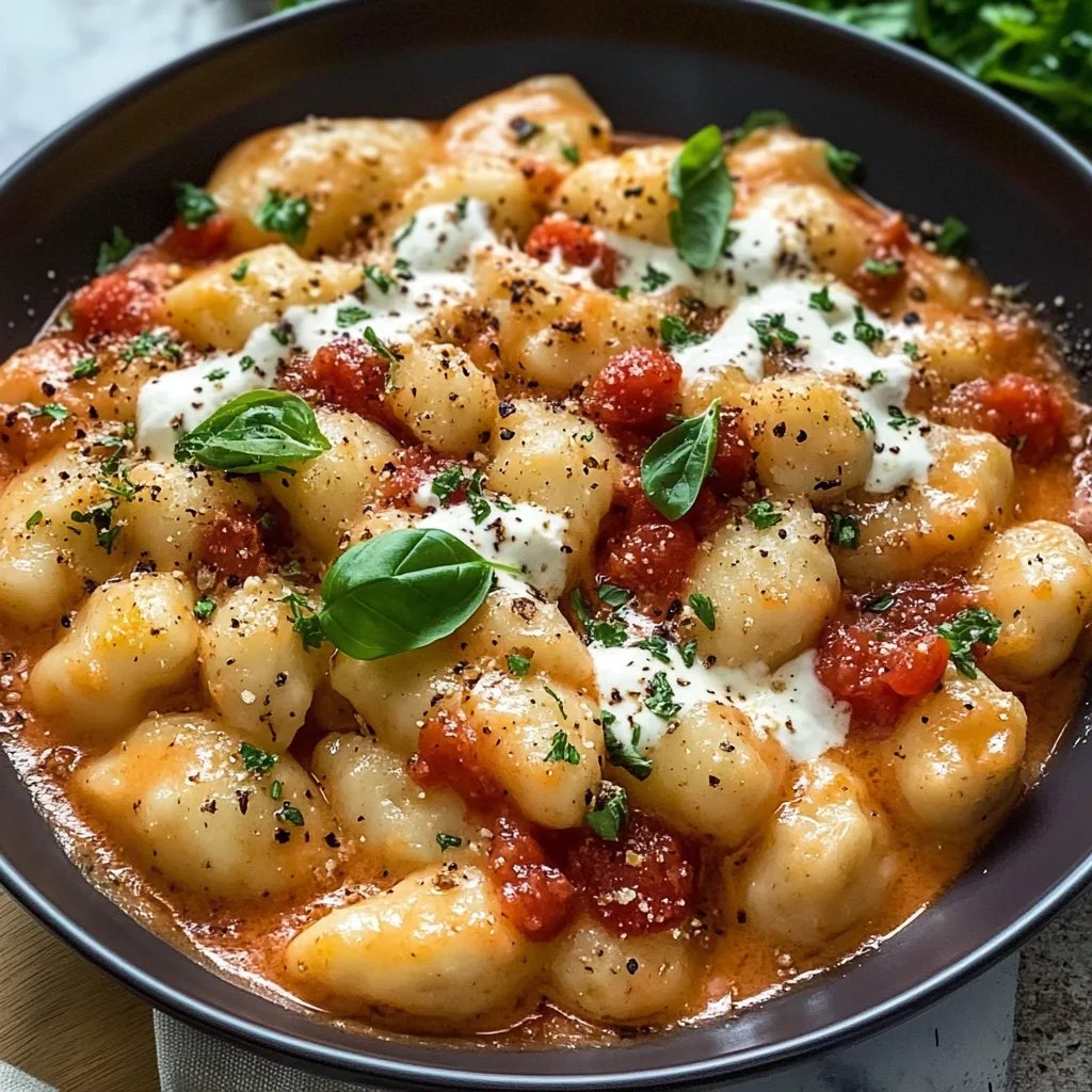 Cremige One Pan Gnocchi